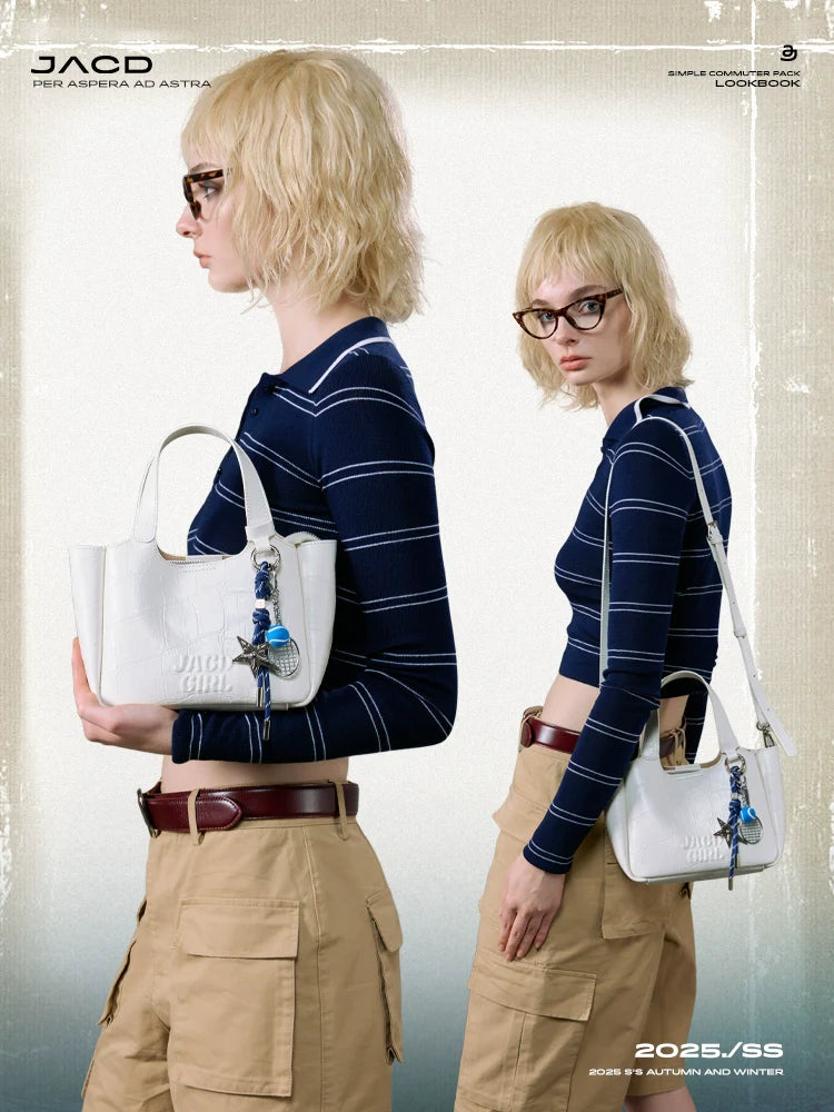 JACD Shoulder Crossbody Handbag Bucket Bag