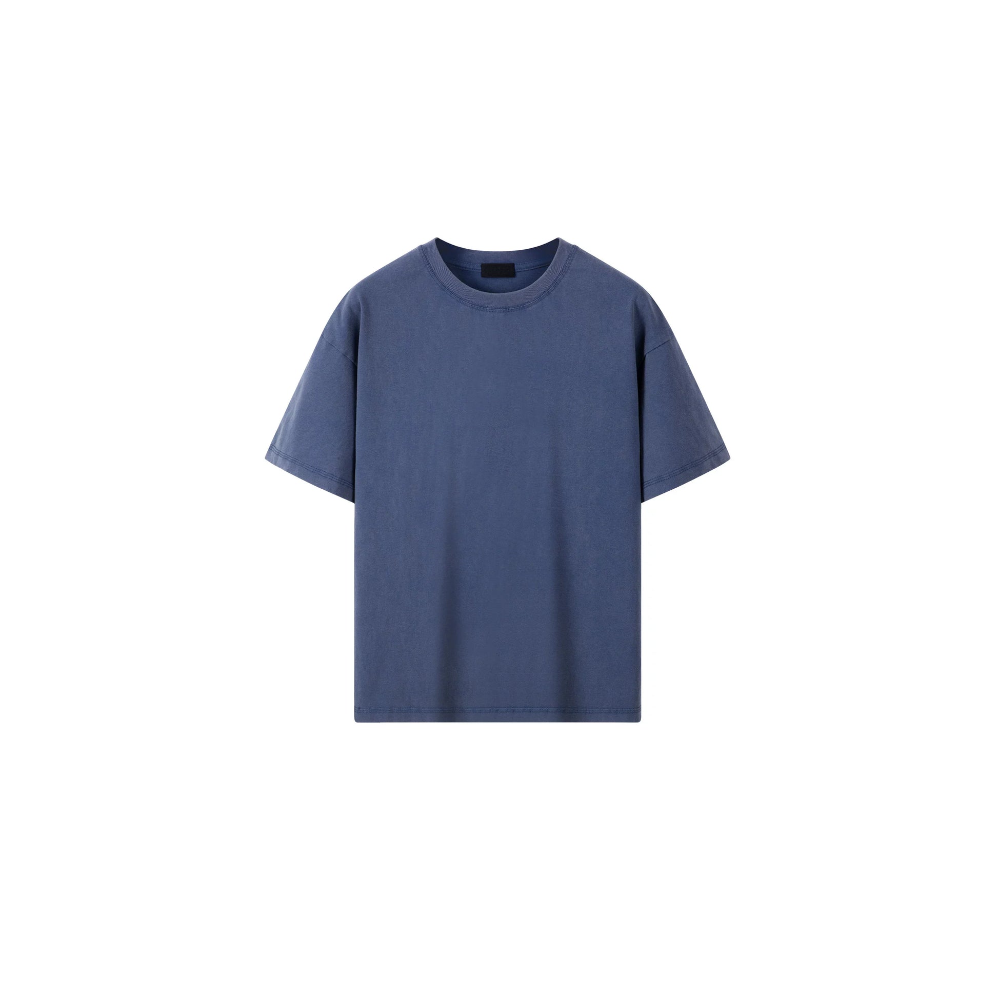 PLUS NO LOGO Washed and Old Casual Loose Tee