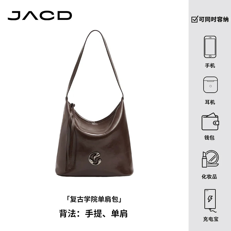 JACD Retro Premium Light Luxury Portable Underarm Bag