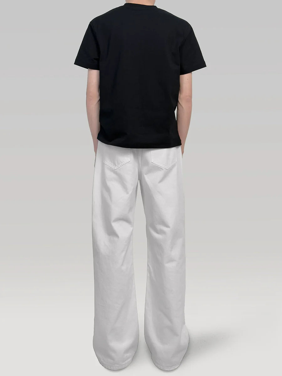 PLUS NO LOGOA Straight Washed Jeans