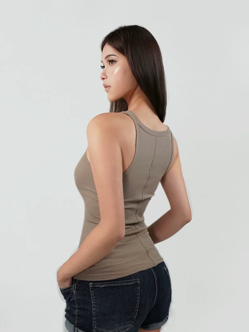 Jim Kennet Minimal Threaded Slim Vest Stretch Sling