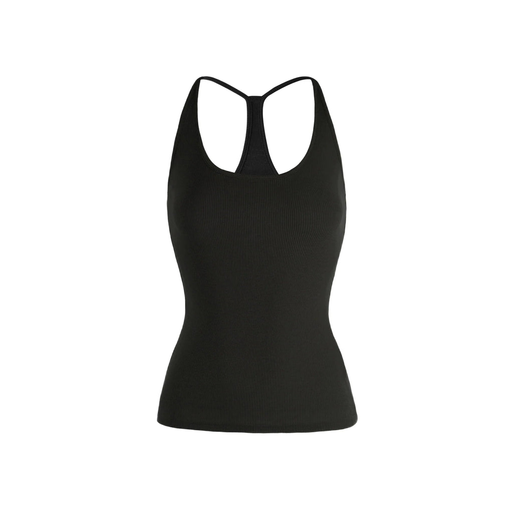 Jim KennetU Neck Skinny Strap Slim Fit I-Type Vest