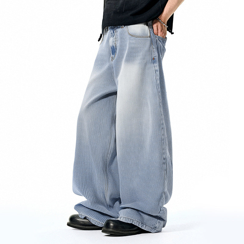 Inflation Bamboo Scimitar Casual Loose Jeans