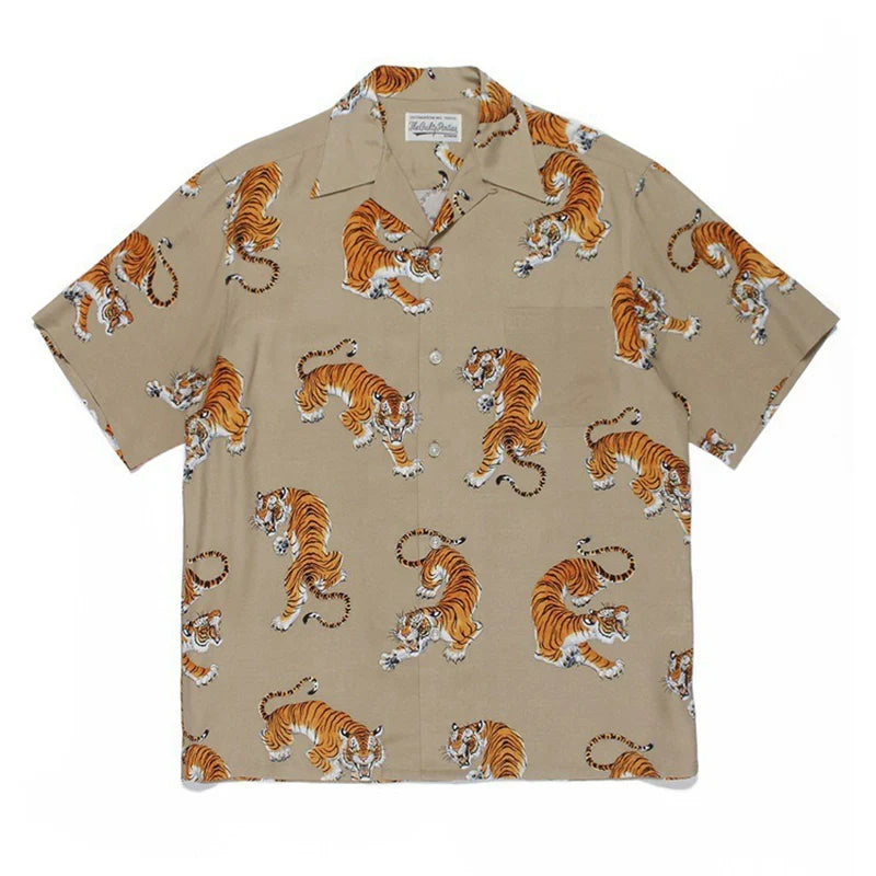 PUBLICRADIO Cuban Collar Casual Versatile Shirt