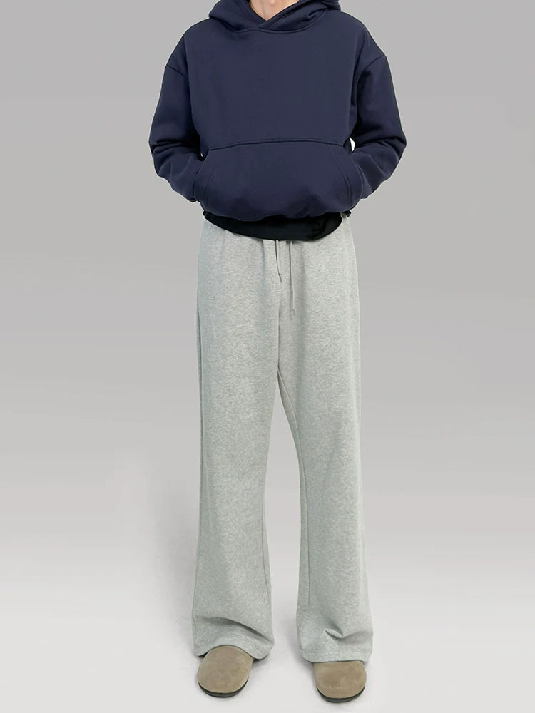 PLUS NO LOGO Loose Casual Versatile Micro-pull Sweatpants