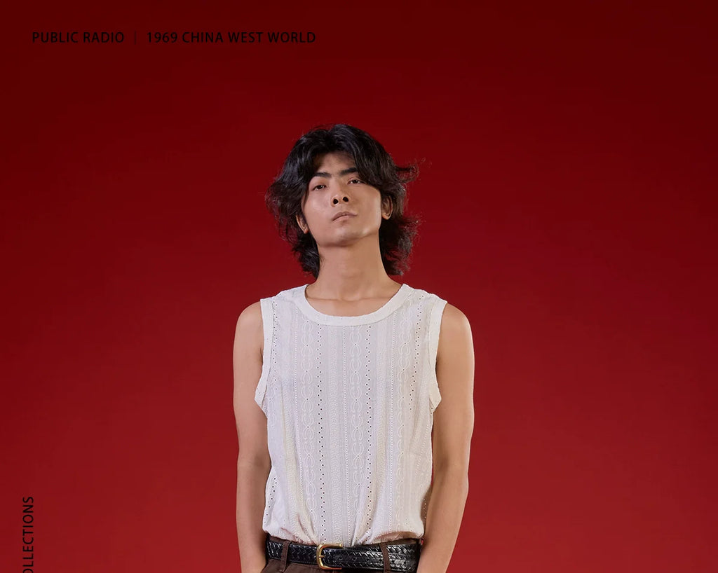 PUBLICRADIO Retro Tooling Ear-hanging Silhouette Shorts