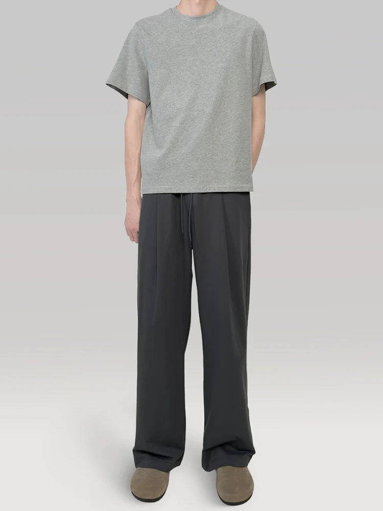 PLUS NO LOGO Cloud Velvet Single Stitch Tee