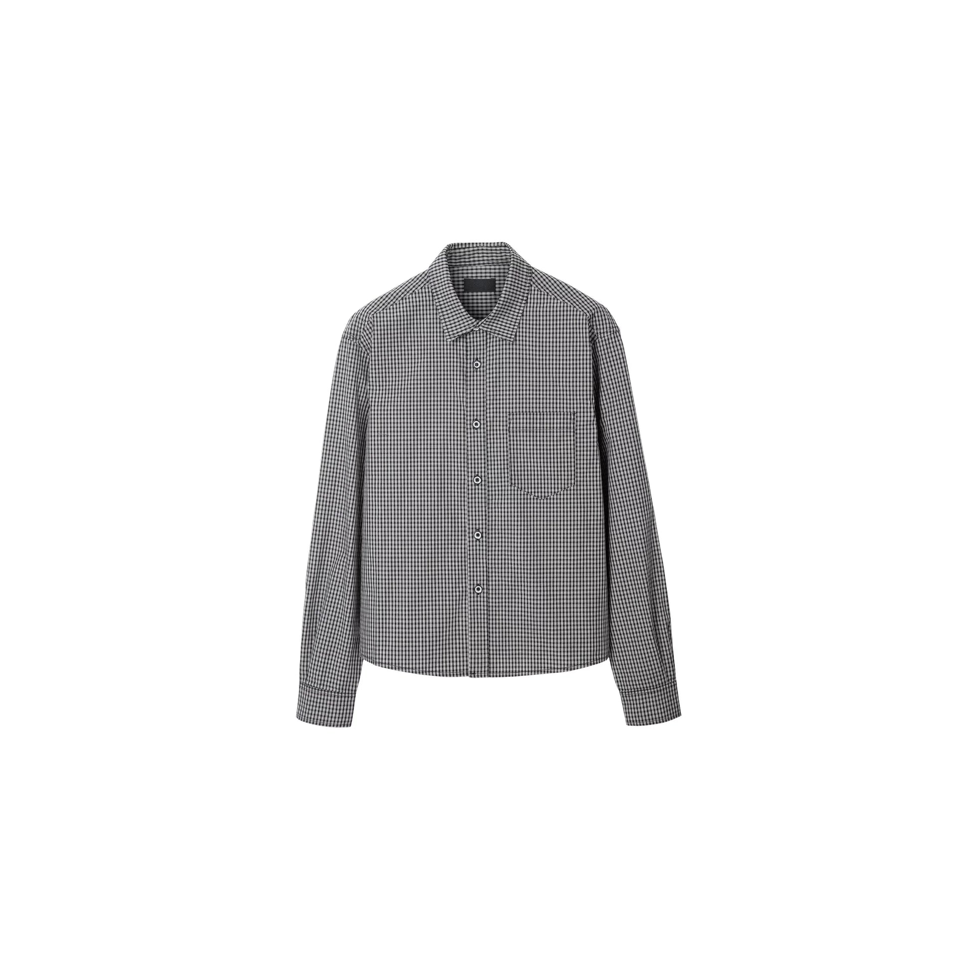 PLUS NO LOGO Plaid Long-sleeved Shirt