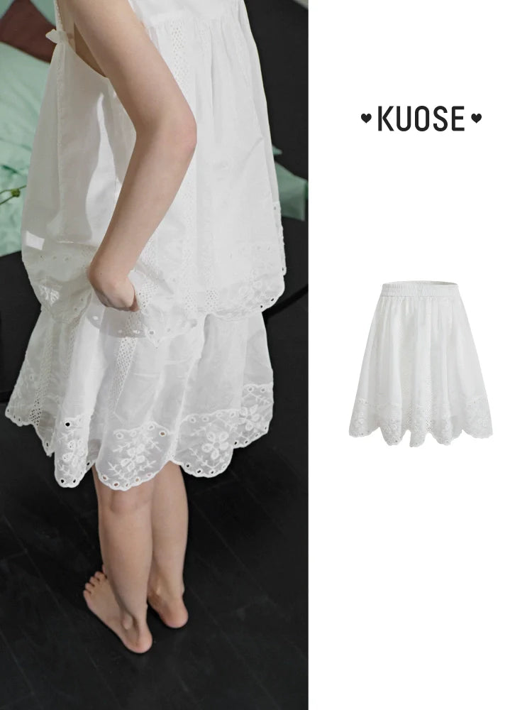 Kuose Vest Skirt Two-piece Set
