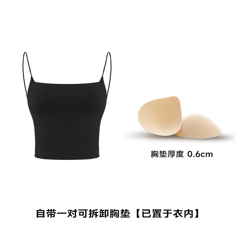 ABMY Self-contained Chest Pad Sexy and Thin Versatile Vest