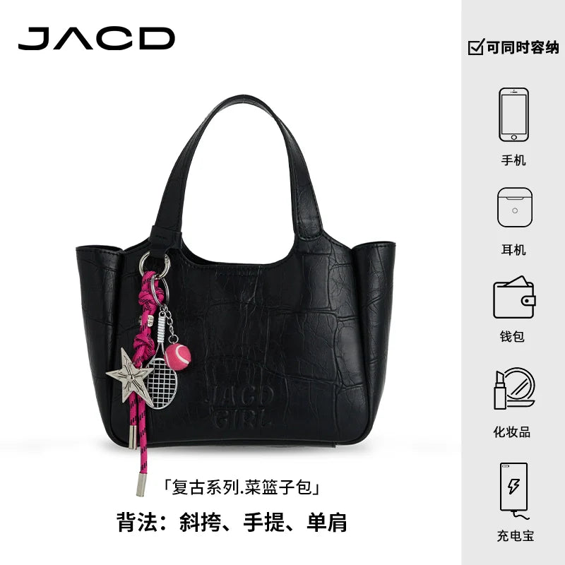 JACD Shoulder Crossbody Handbag Bucket Bag
