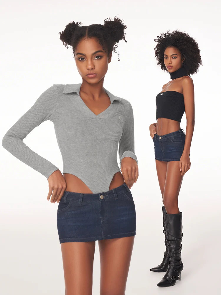 ABMY Spice Girl Ultra Short Anti-light Low Waist Hip Skirt