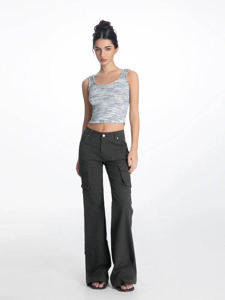 ABMY Fungus Edge Pleated Sling Vest