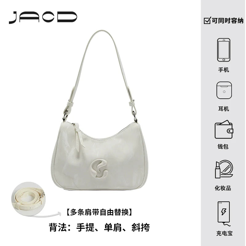 JACD Shoulder Cross Crescent Armpit Bag