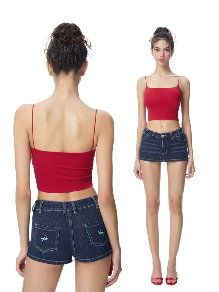 ABMY Self-contained Chest Pad Sexy and Thin Versatile Vest