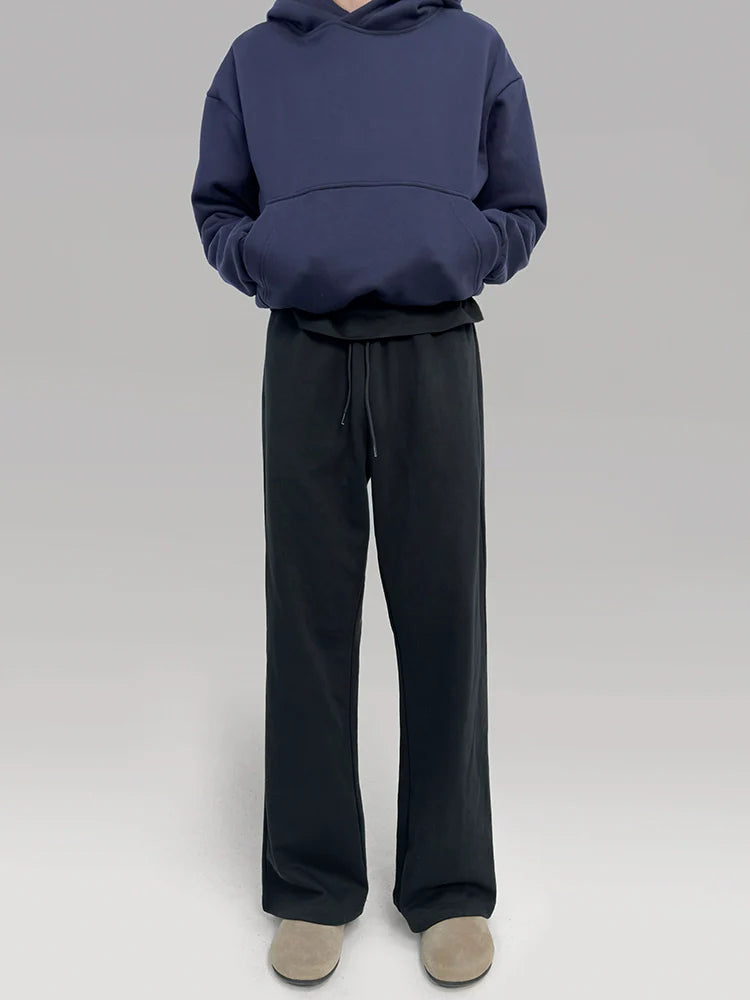 PLUS NO LOGO Loose Casual Versatile Micro-pull Sweatpants