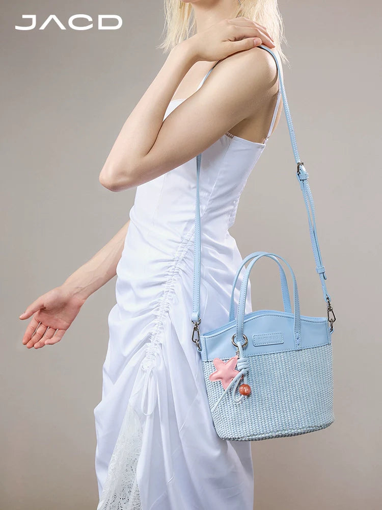 JACD Woven Beach Shoulder Messenger Bag
