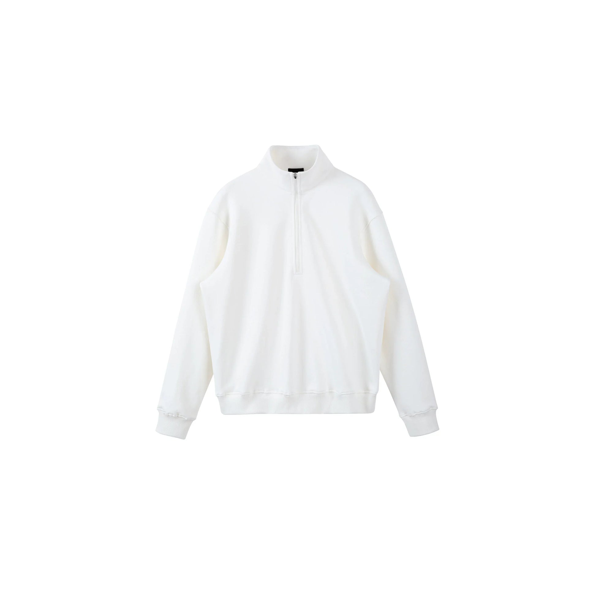 PLUS NO LOGO Half Zipper Polished Sweater