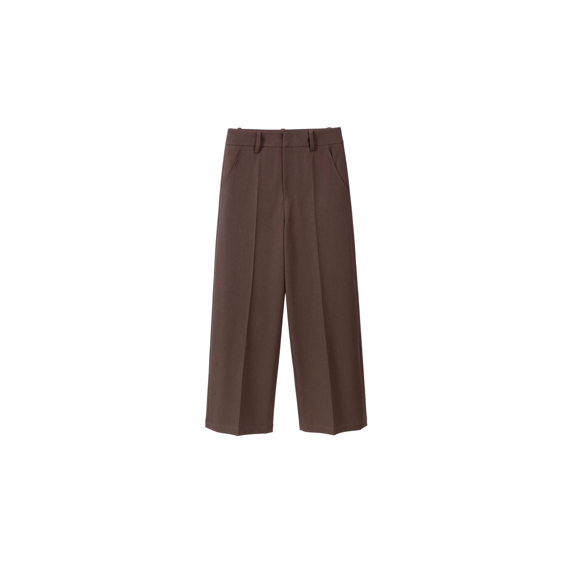 PLUS NO LOGO Drape Anti-wrinkle A-shaped Trousers