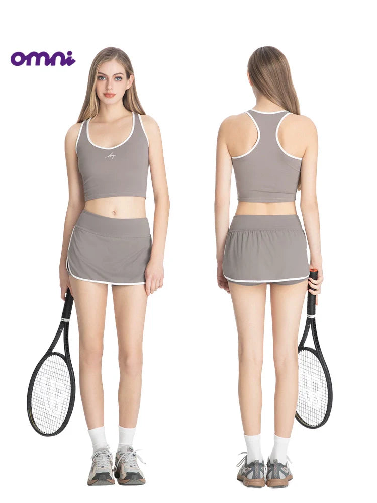 ABMY I-shaped Tennis Sports Sling Vest with Chest Pad