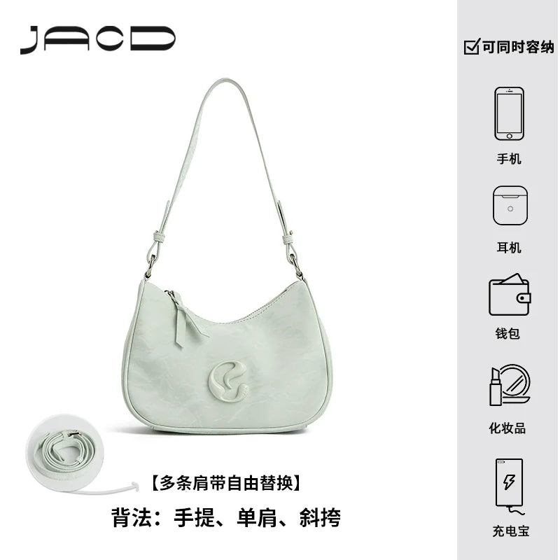 JACD Shoulder Cross Crescent Armpit Bag