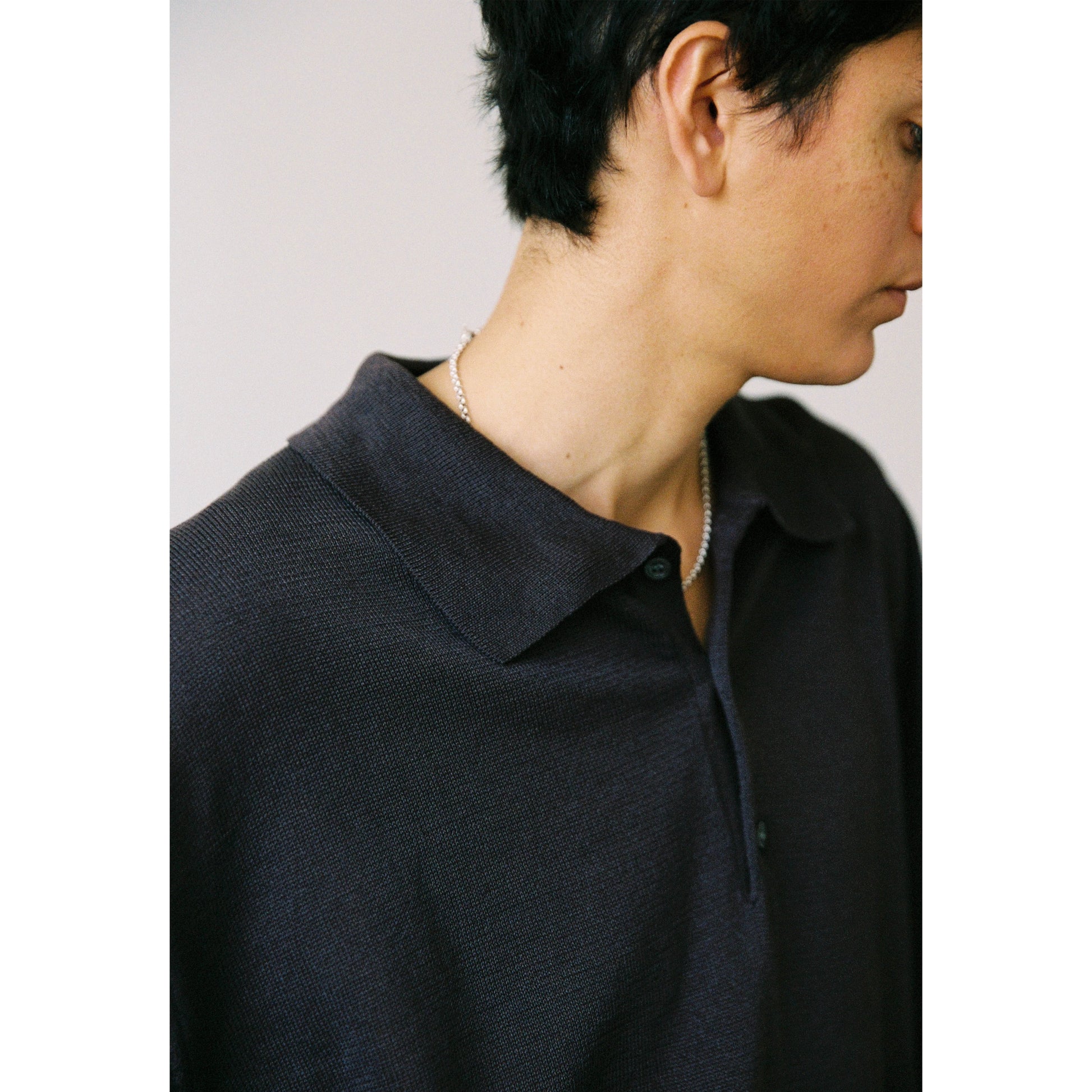 Anniehall Cool Breathable Sweaty Polo Knitted Sweater