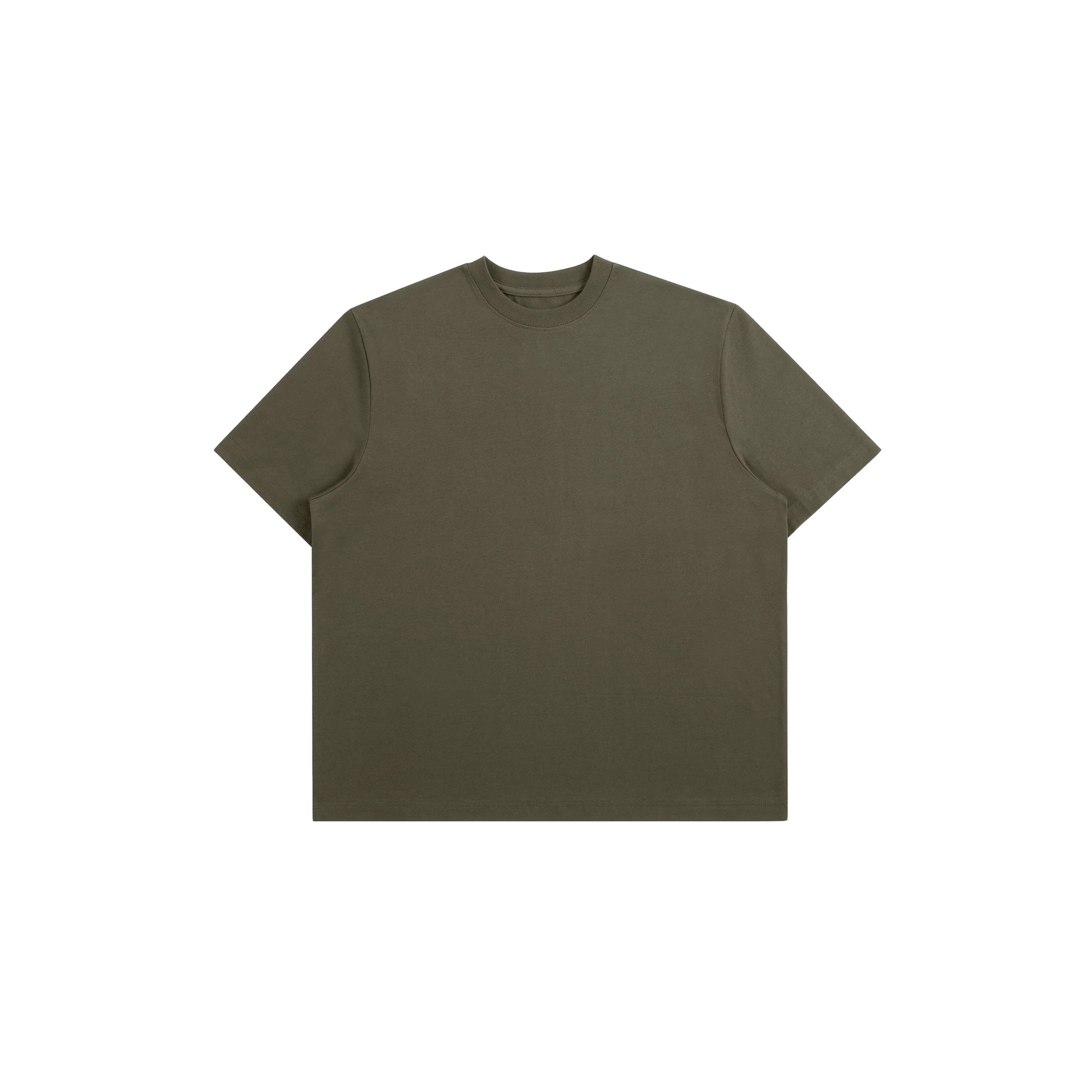 PLUS NO LOGO Small Neckline Short Wide Cool Tee