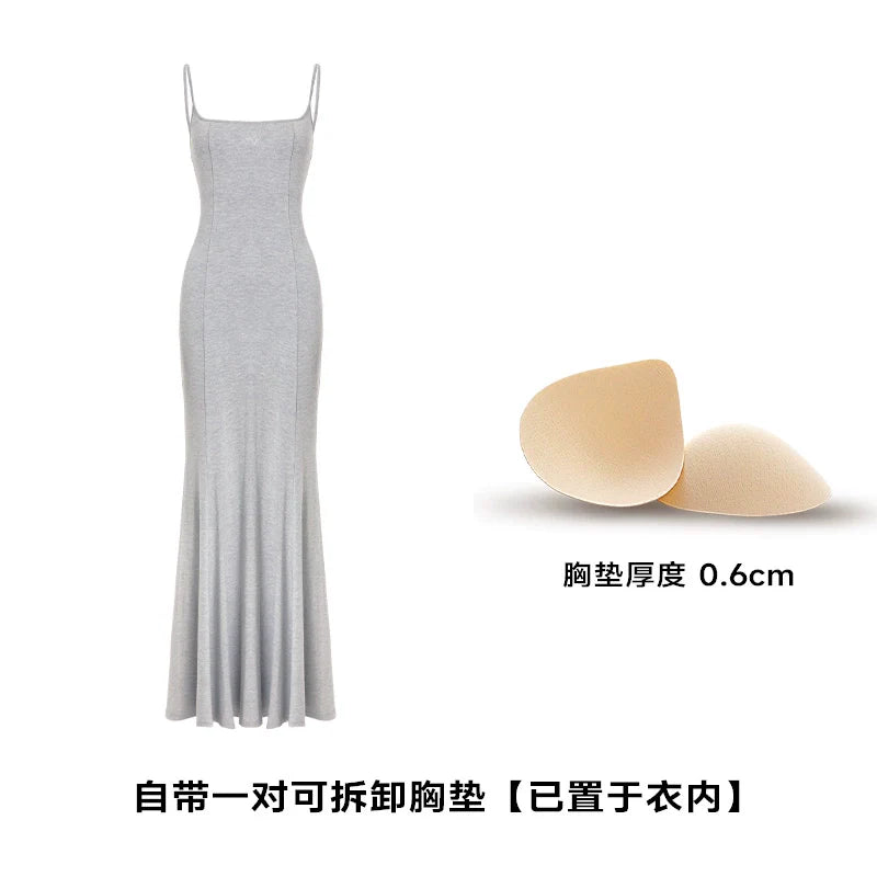 ABMY Back Cross Hollow Fishtail Skirt