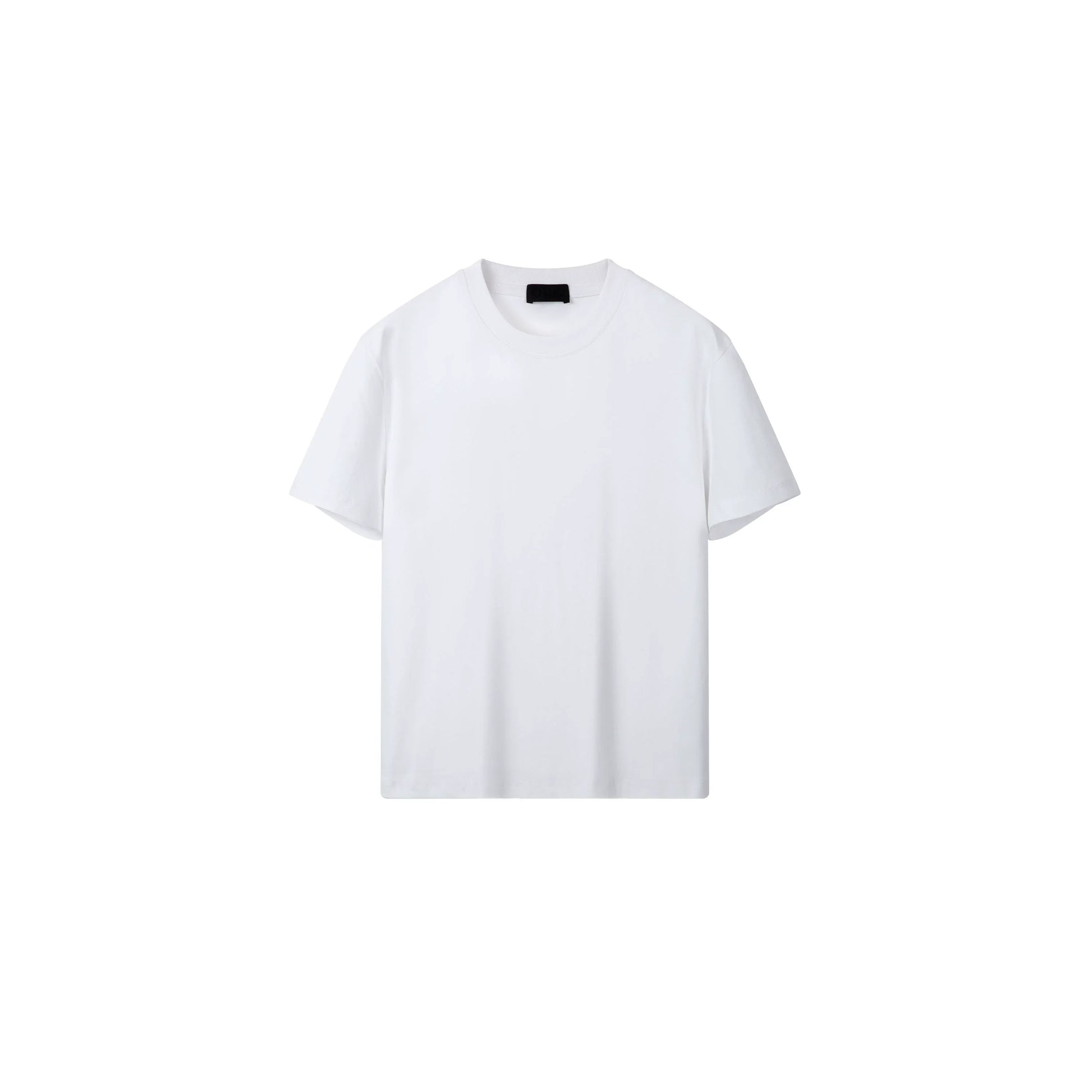 PLUS NO LOGO Casual Front Shoulder Short Sleeve Fitness Tee