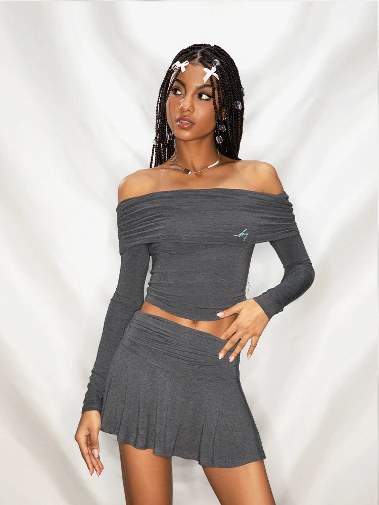 ABMY Thin Pleated Waist Pure Desire Ballet Skirt