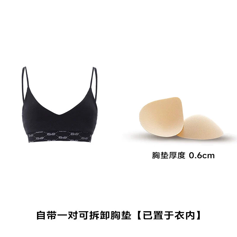 ABMY Triangle Cup Multi-color Steel-rimless Back Bra