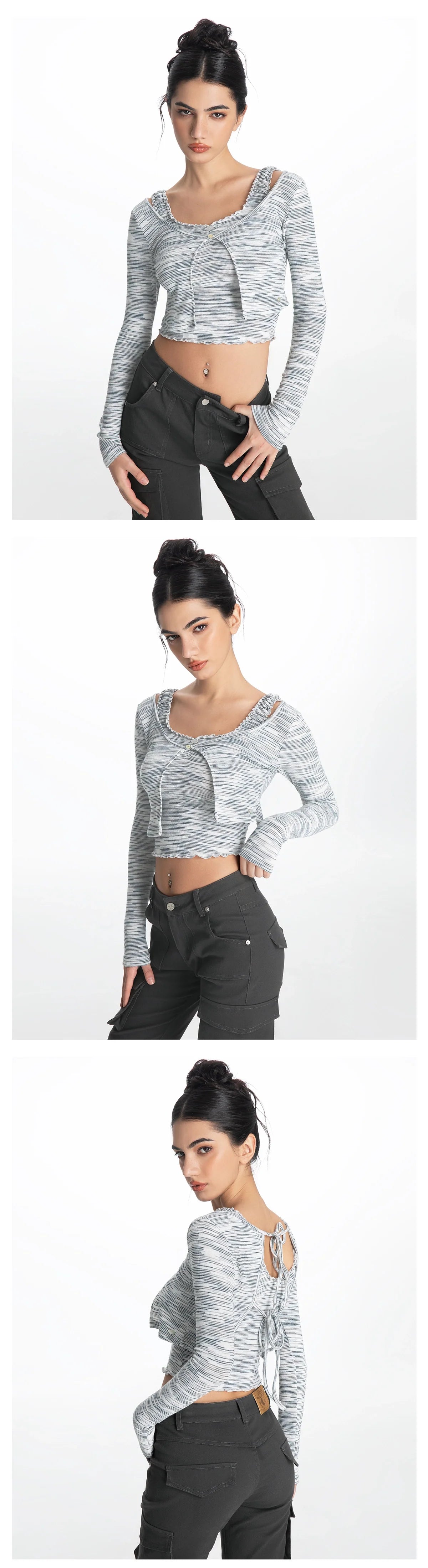 ABMY Large V-neck Halter Strap Sunscreen Cardigan