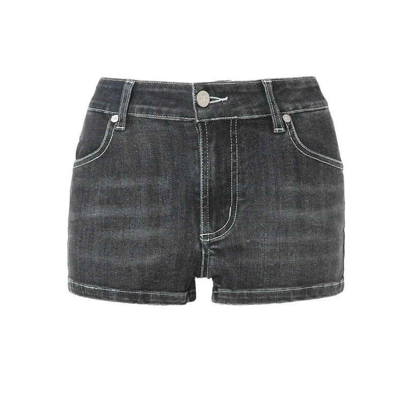 ABMY Sexy Hip-wrapped Denim Shorts