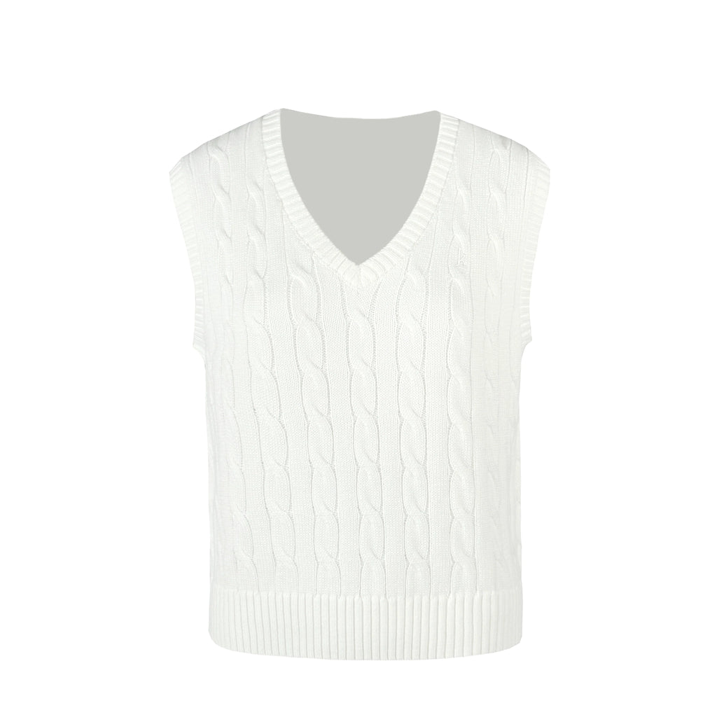 Jim Kennet Classic V-Neck College Twist Vest