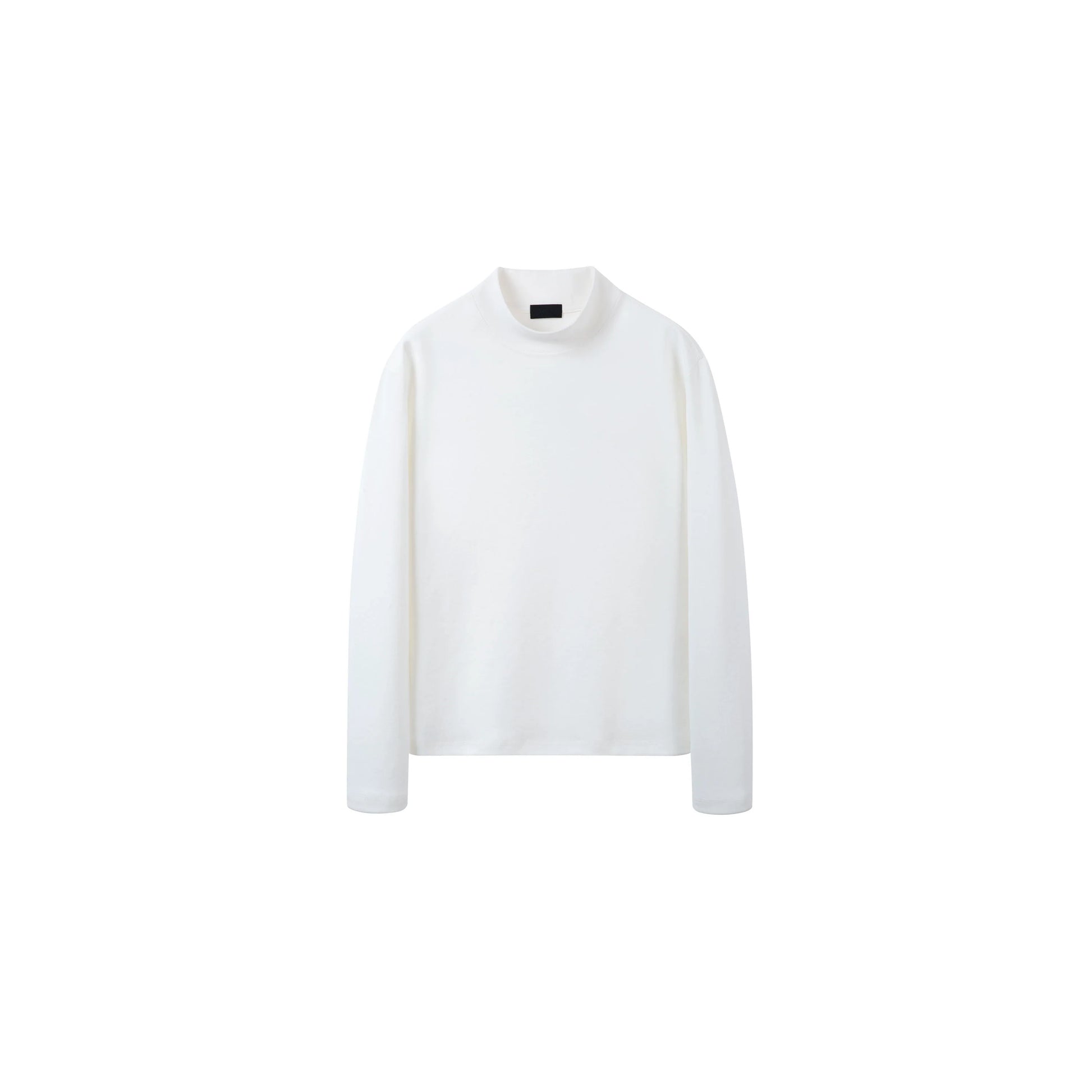 PLUS NO LOGO Warm Double-sided Polished Turtleneck Long Sleeves