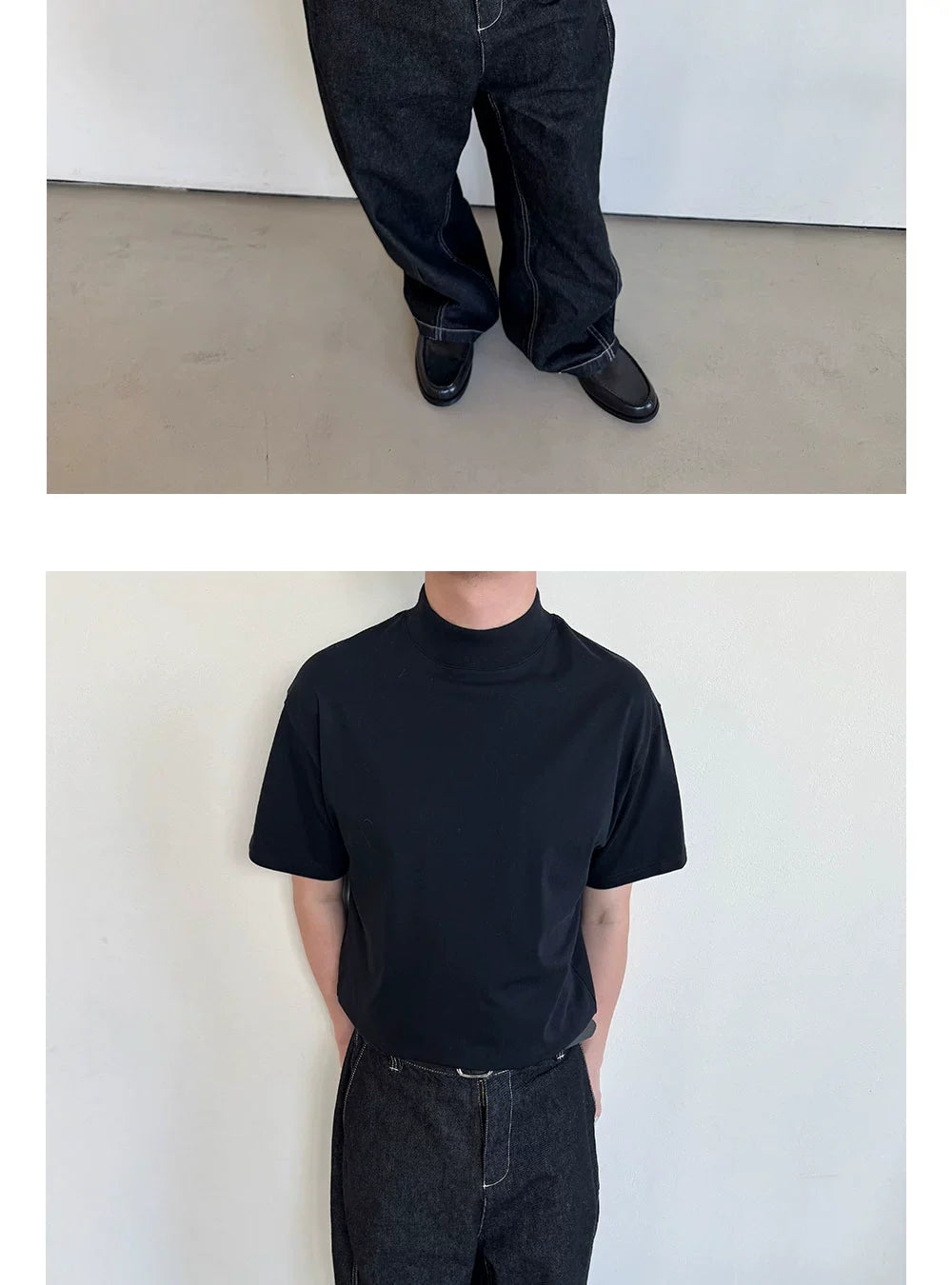 Anniehall Small Turtleneck Shoulder Tee