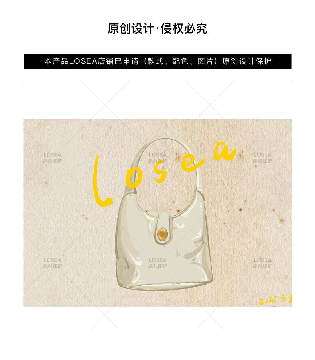LOSEA Oriental Aesthetic Topaz Tote Bag