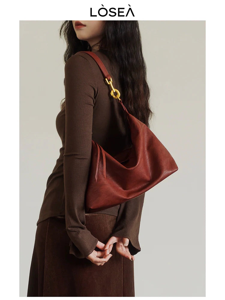 LOSEA New Chinese Minimalist Underarm Bag