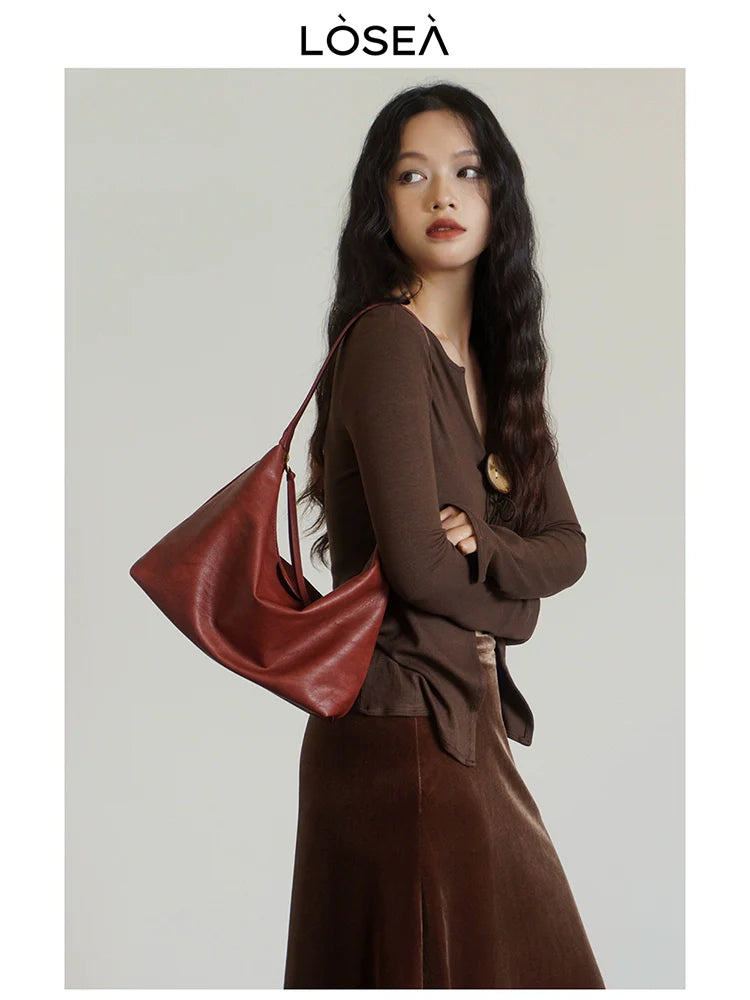 LOSEA New Chinese Minimalist Underarm Bag