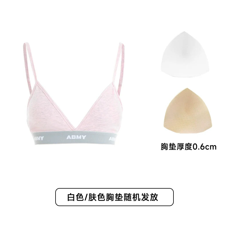 ABMY Triangle Cup Multi-color Steel-rimless Back Bra