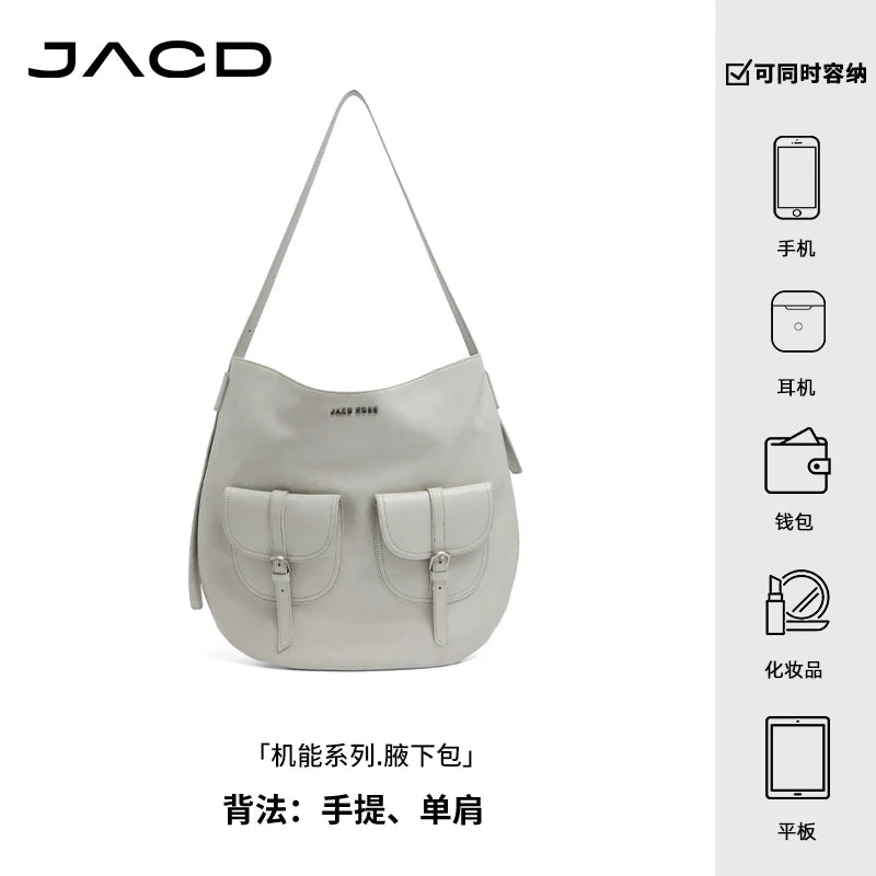 JACD Retro Commuter Large Capacity Leisure Tote Bag