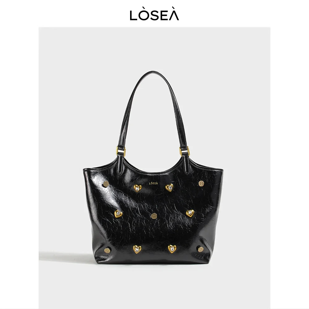 LOSEA Simple and Versatile Large-capacity Tote Bag