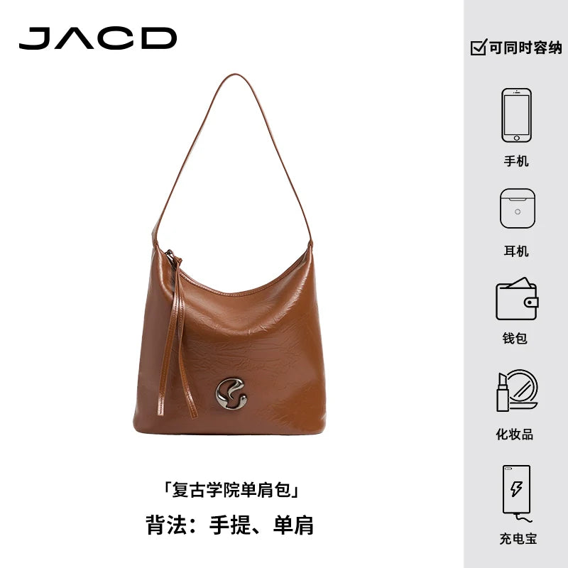 JACD Retro Premium Light Luxury Portable Underarm Bag