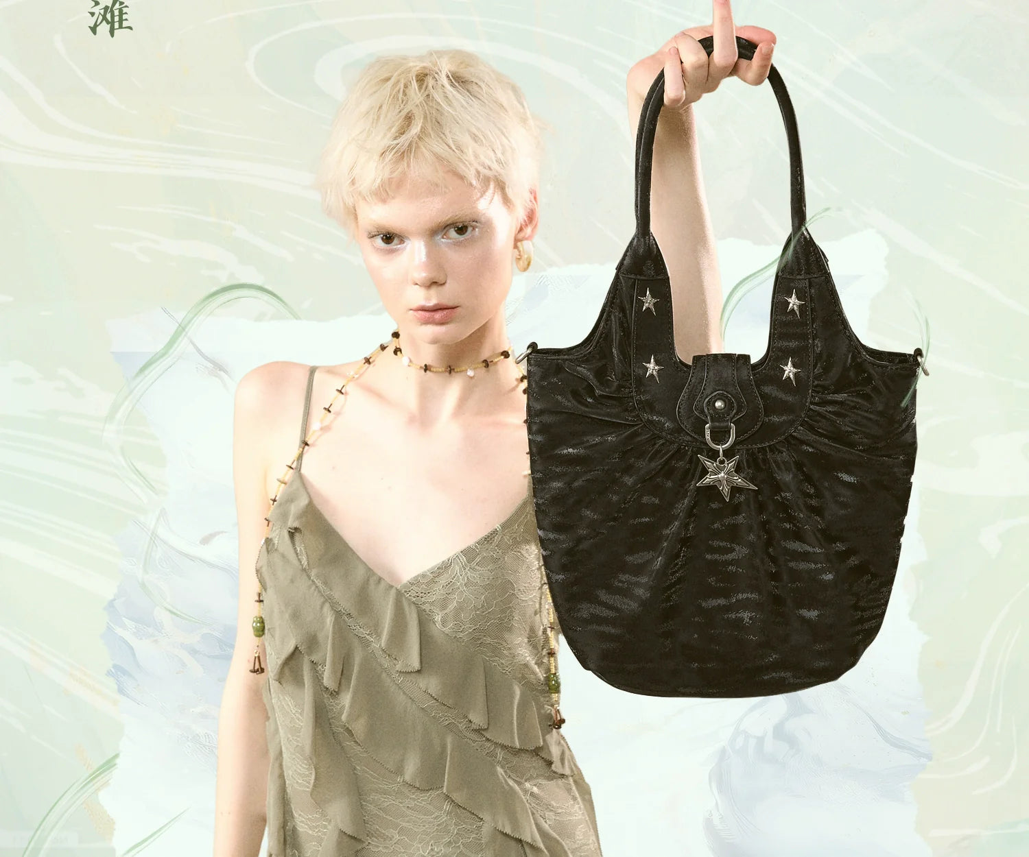 JACD Retro Armpit Large Capacity Shoulder Messenger Bag