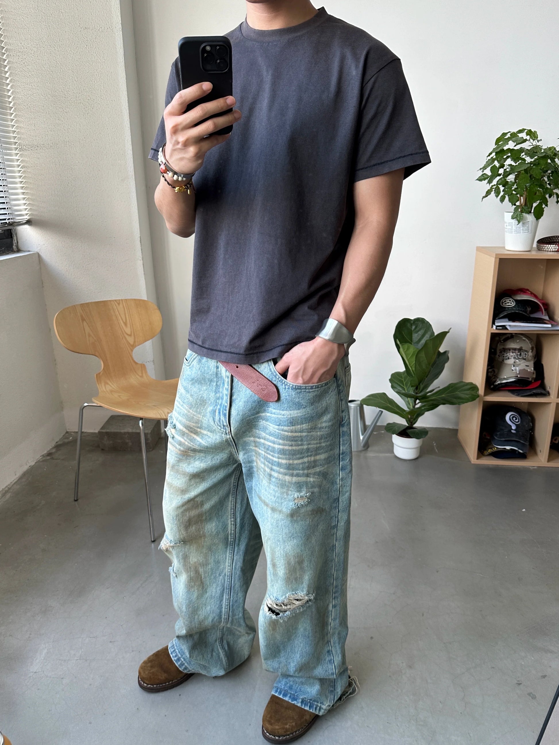 InsGale Cool Skin-friendly Anti-wrinkle Tee