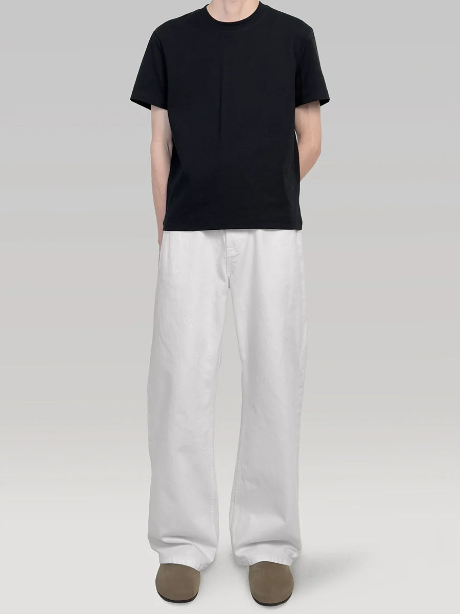 PLUS NO LOGOA Straight Washed Jeans