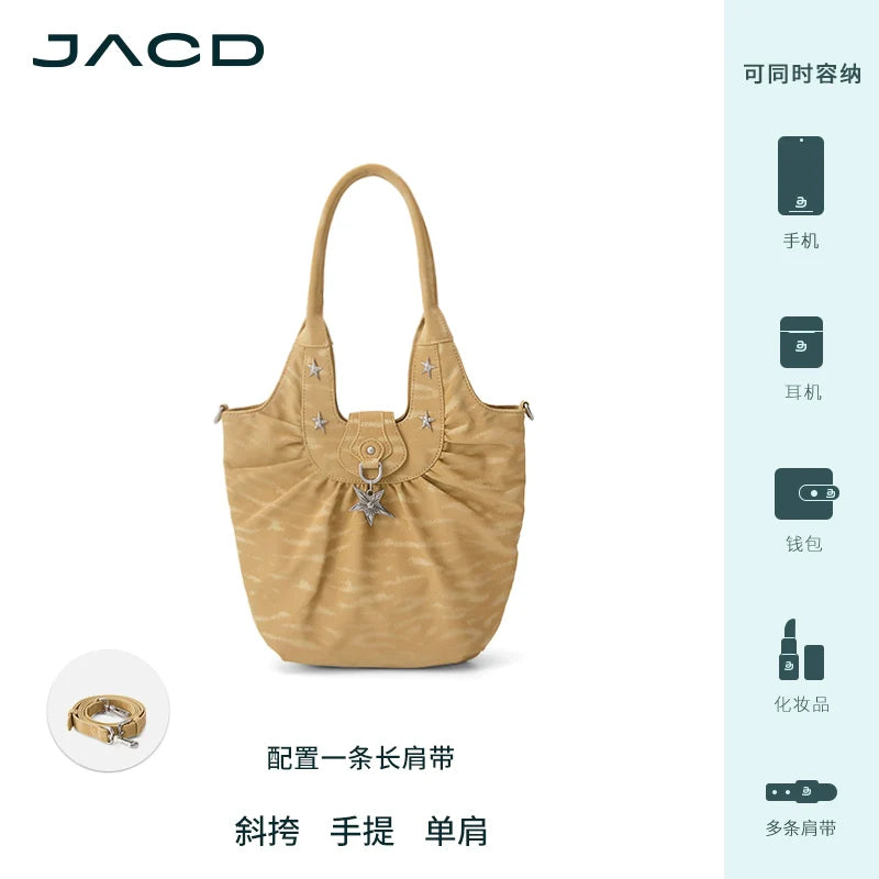JACD Retro Armpit Large Capacity Shoulder Messenger Bag