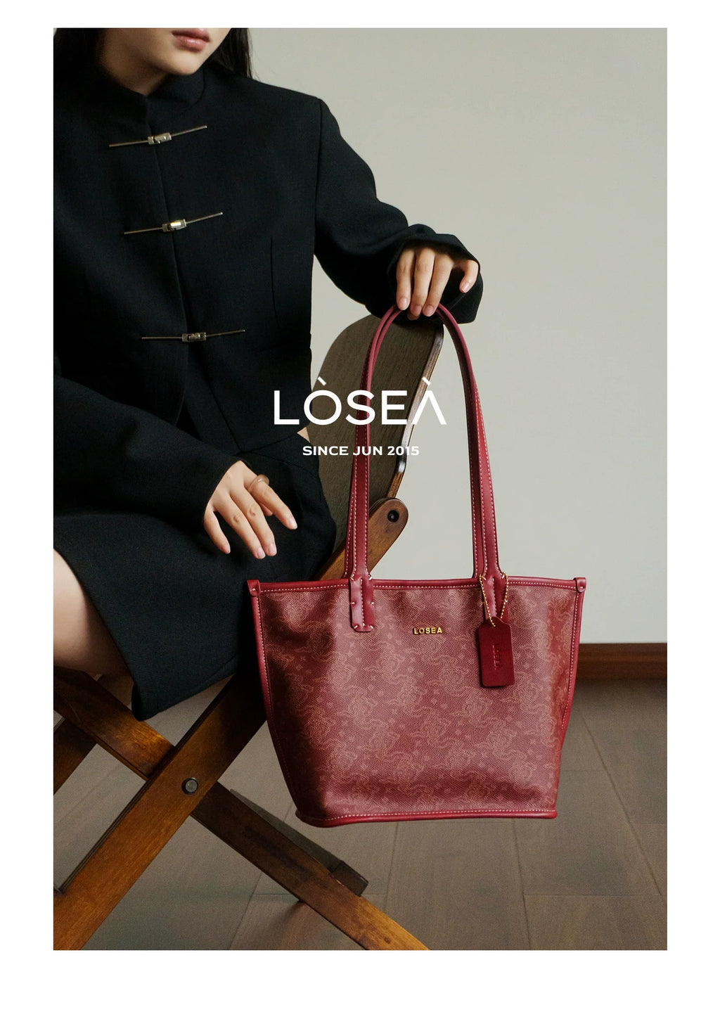 LOSEA Ruyi Moire Versatile Tote Bag