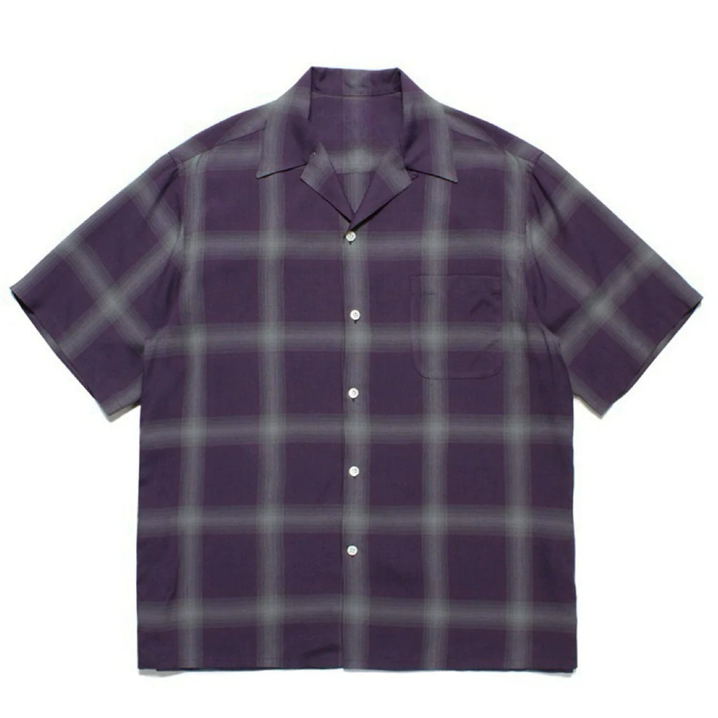 PUBLICRADIO Vintage Loose Plaid Ice Silk Shirt