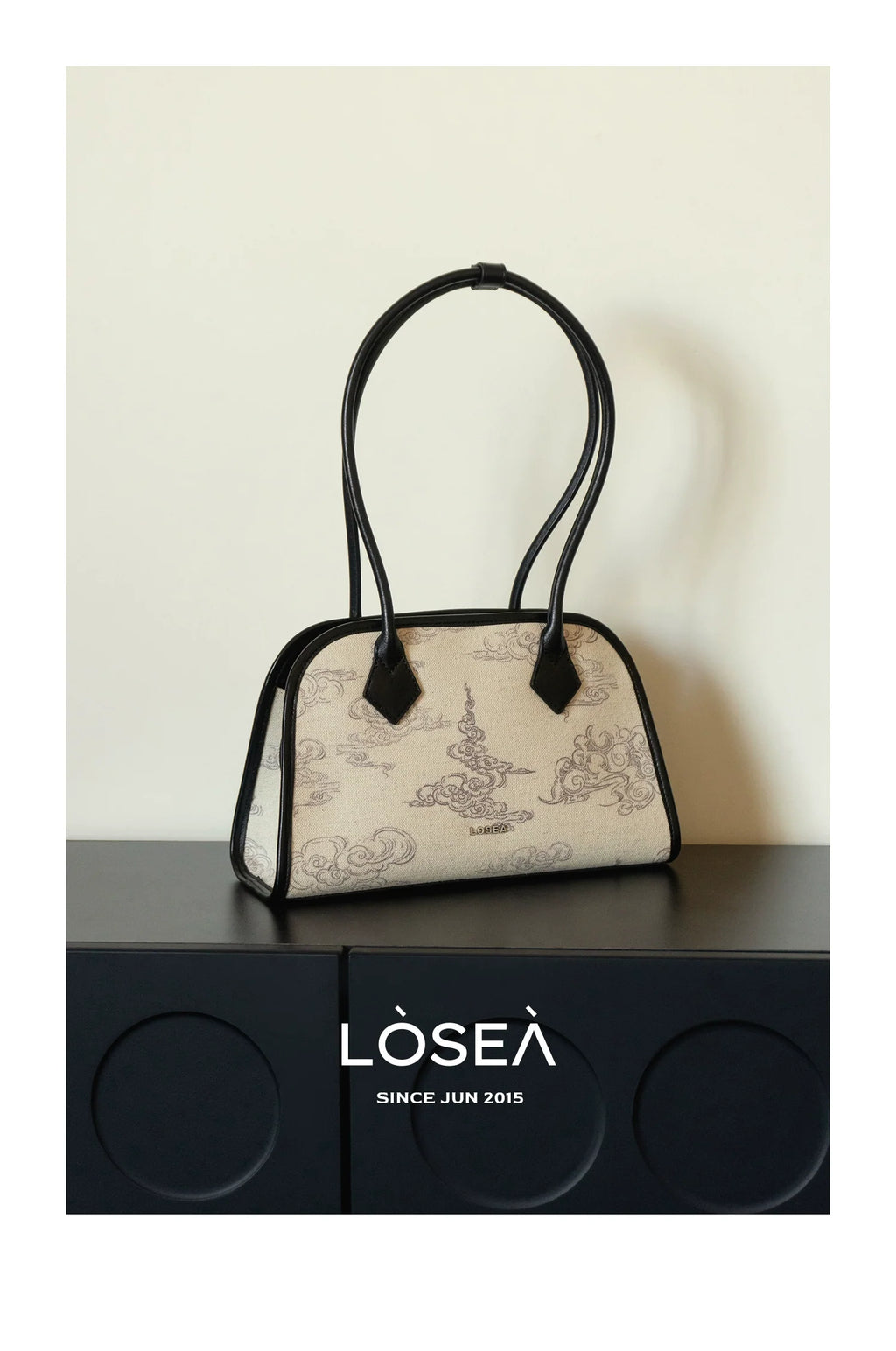LOSEA Xiangyun Pattern Pillow Shoulder Armpit Bag